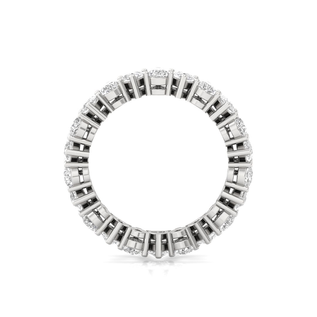 Pear Cut Full Eternity Band | Lab Grown Diamonds | Silver | 10K | 14K | 18K - View 3