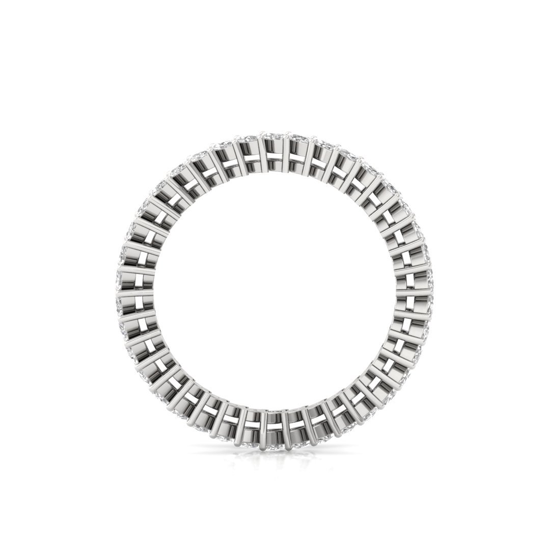 Marquise Cut Full Eternity Band | Lab Grown Diamonds | Silver | 10K | 14K | 18K - View 3