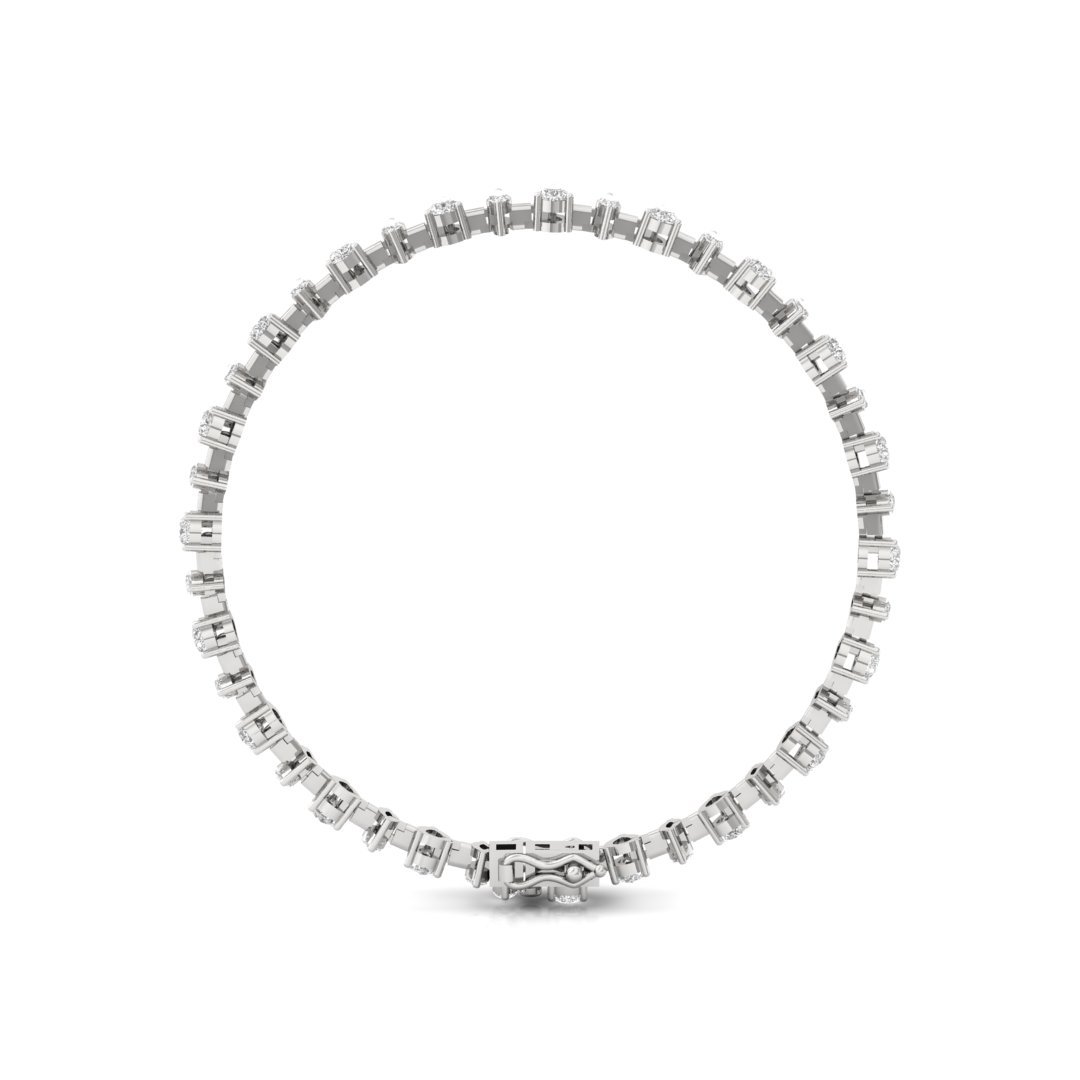 Pear & Marquise Diamond Bracelet | Lab Grown CVD Diamonds | 7 Inch | 925 Silver | 10K | 14K | 18K Gold - View 4