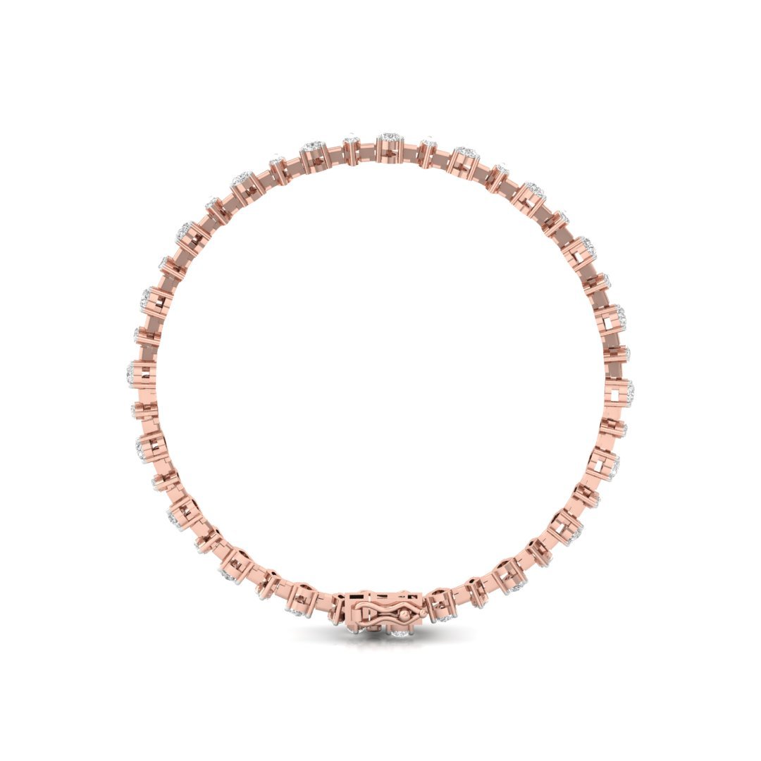 Pear & Marquise Diamond Bracelet | Lab Grown CVD Diamonds | 7 Inch | 925 Silver | 10K | 14K | 18K Gold - View 4