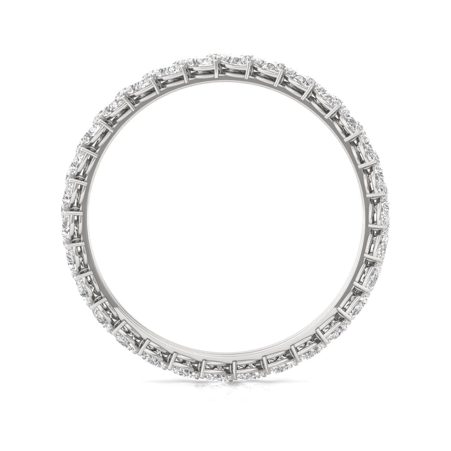 Pear Cut Diamond Bangle | Luxury Lab Grown CVD Diamond Designer Bangle | 925 Silver | 10K | 14K | 18K - View 3