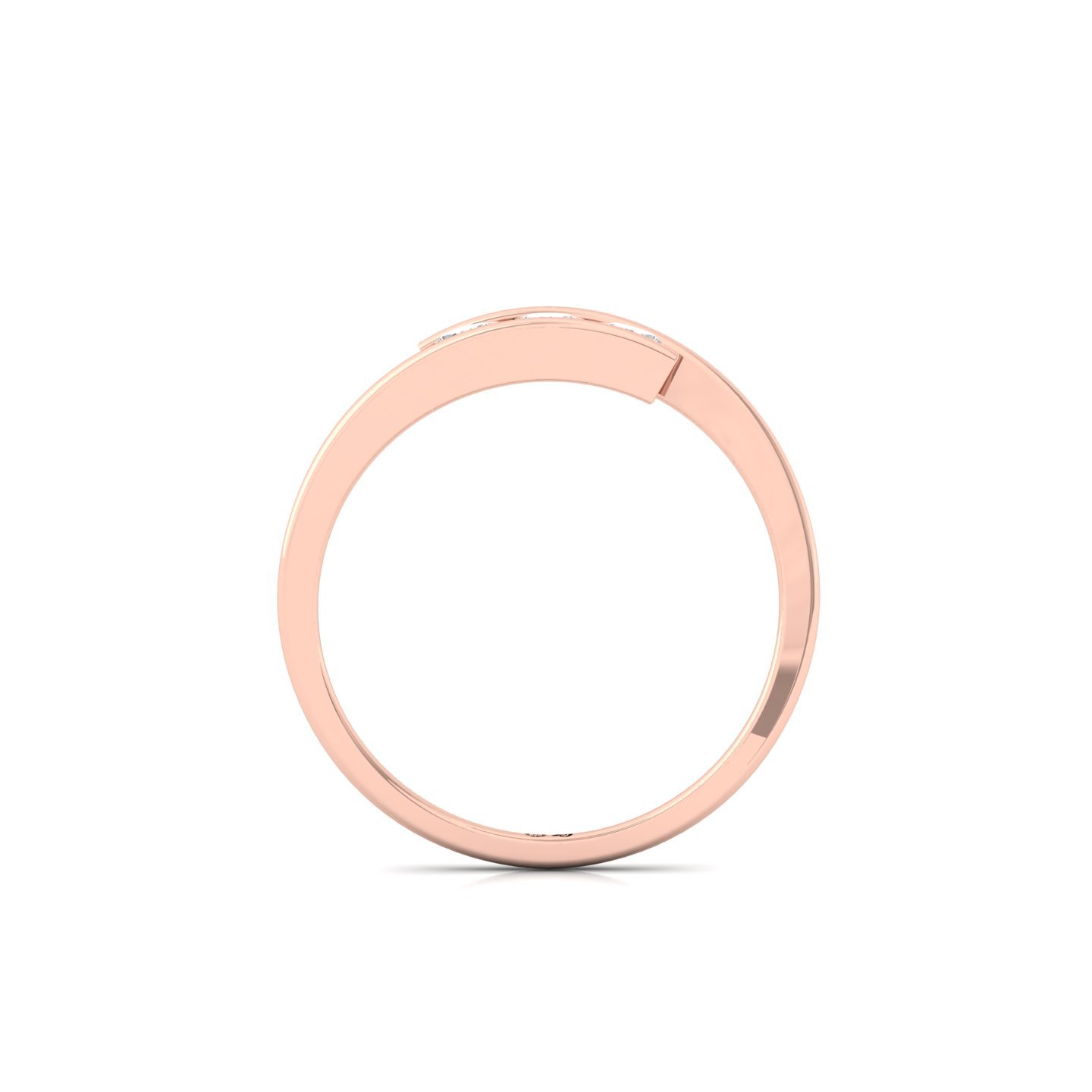 Round Cut Diamond Toi et Moi Ring | Lab Grown CVD Diamond Promise Ring | 925 Silver | 10K | 14K | 18K - View 3