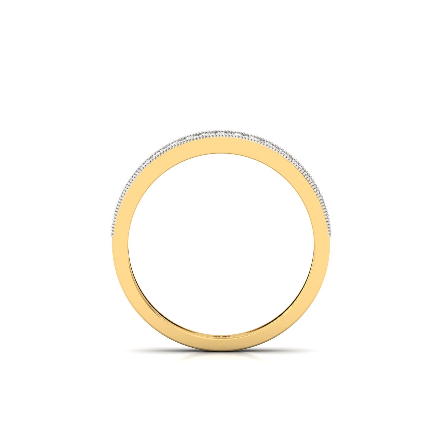 Round Brilliant Cut Diamond Eternity Band | Lab Grown Diamond Wedding / Anniversary Ring | 925 Silver | 10K | 14K | 18K - View 3