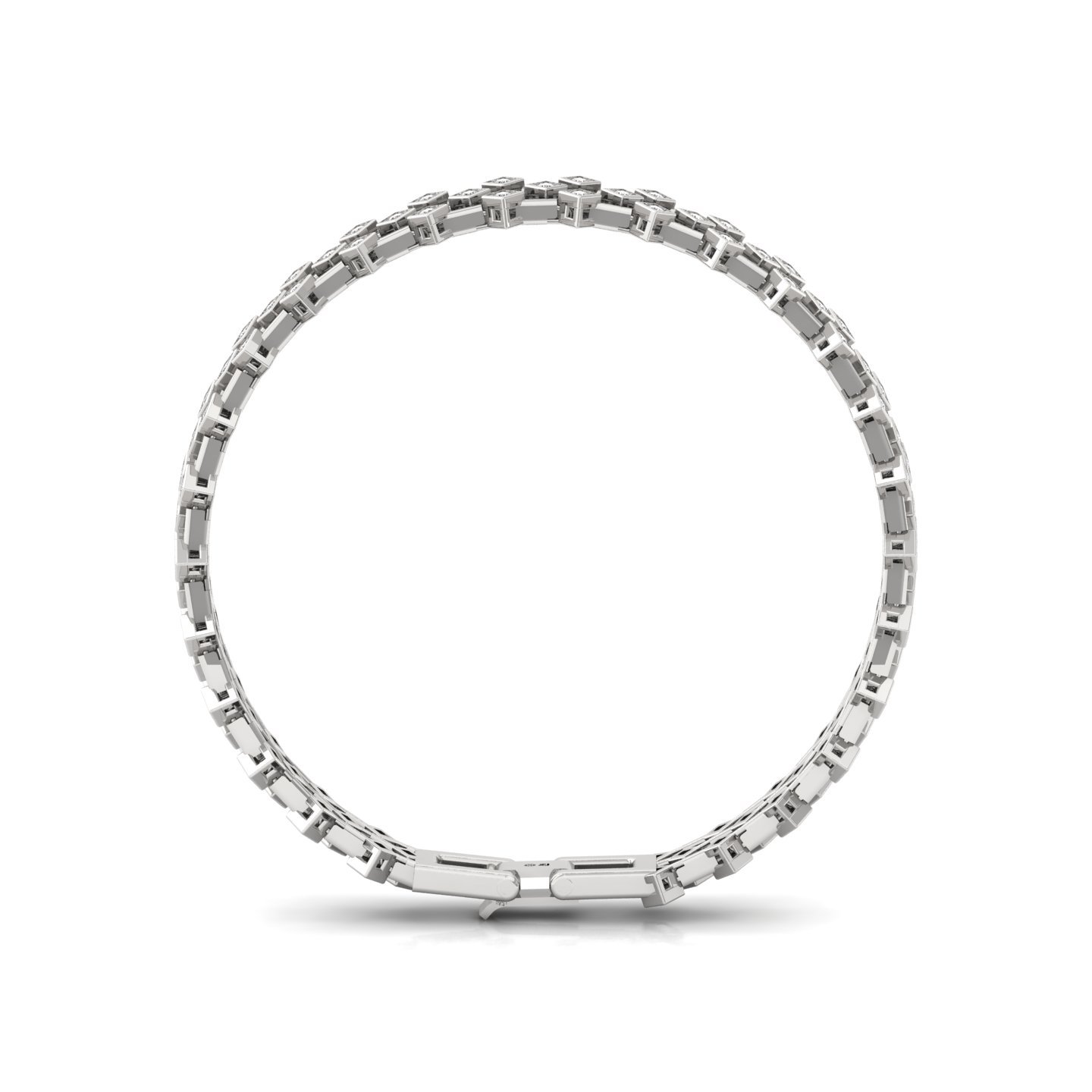 Diamond Tennis Bracelet | Lab Grown CVD Diamond Classic Line Bracelet | 925 Silver | 10K | 14K | 18K | 7 Inch - View 4