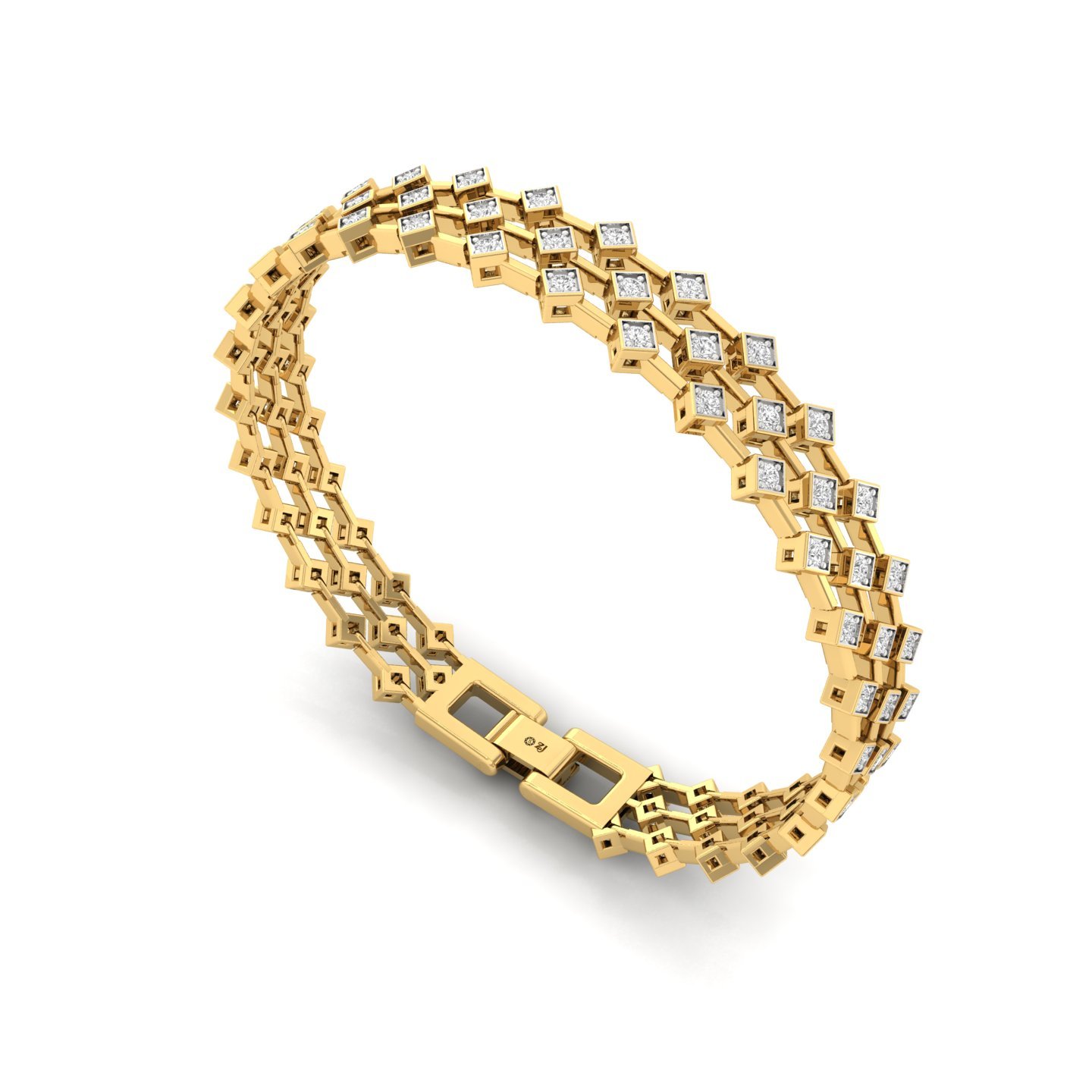 Diamond Tennis Bracelet | Lab Grown CVD Diamond Classic Line Bracelet | 925 Silver | 10K | 14K | 18K | 7 Inch - View 3