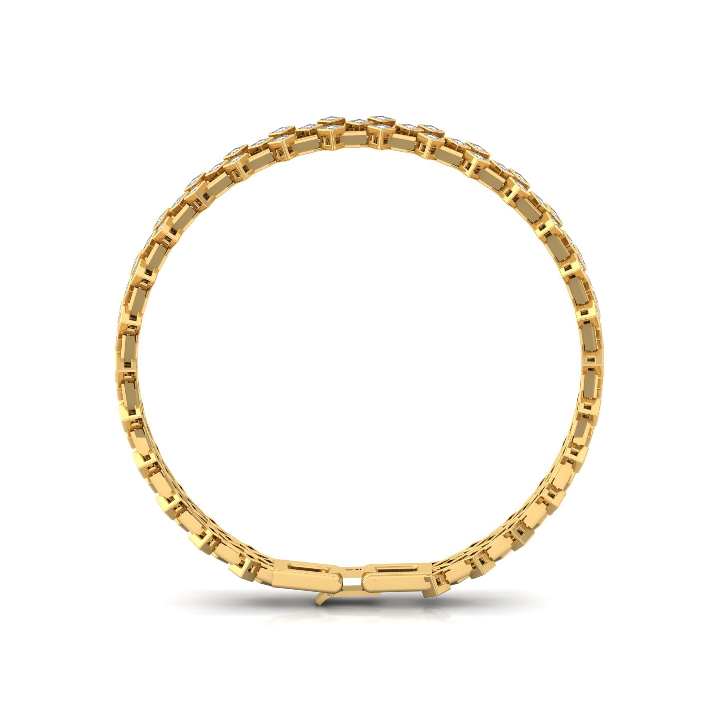 Diamond Tennis Bracelet | Lab Grown CVD Diamond Classic Line Bracelet | 925 Silver | 10K | 14K | 18K | 7 Inch - View 4