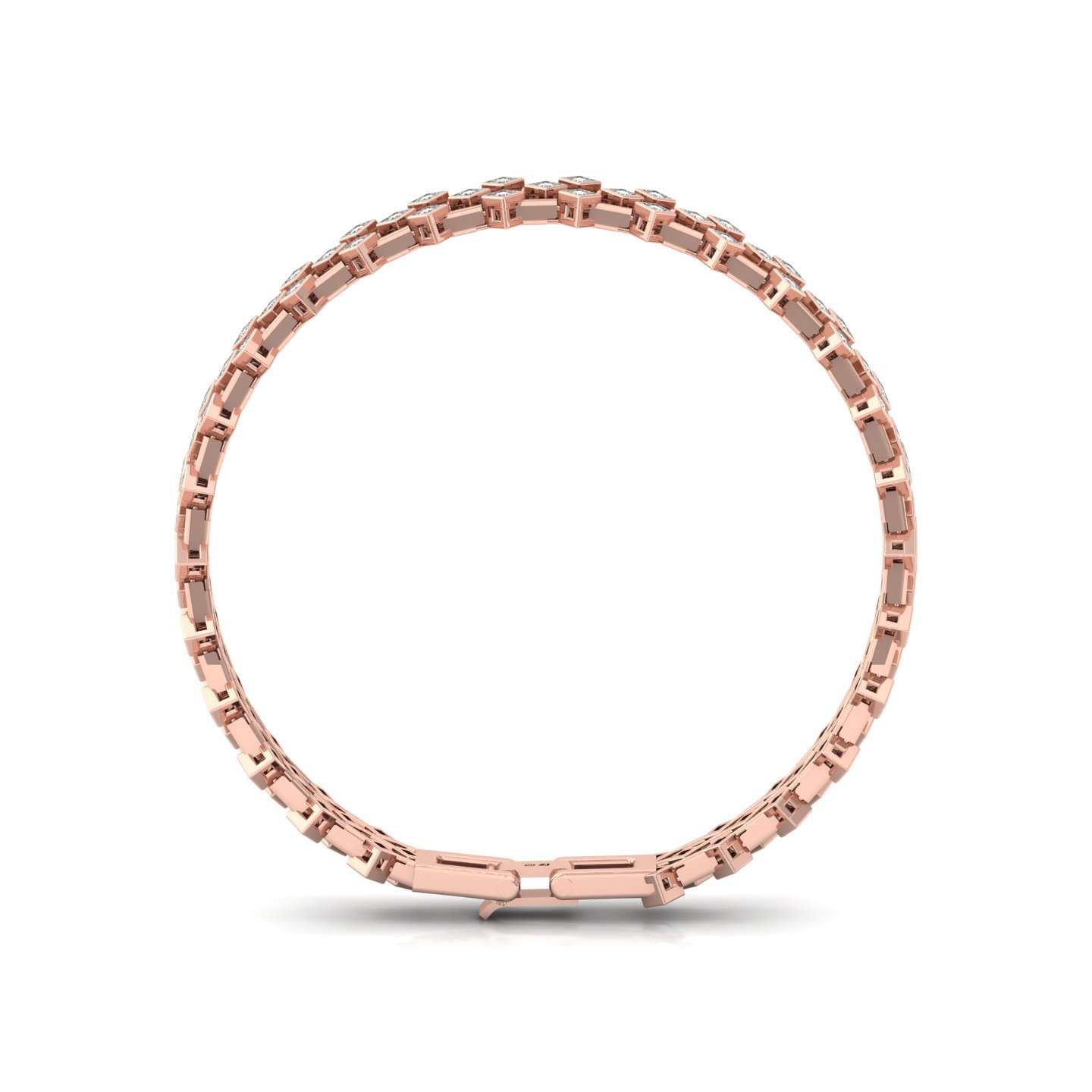 Diamond Tennis Bracelet | Lab Grown CVD Diamond Classic Line Bracelet | 925 Silver | 10K | 14K | 18K | 7 Inch - View 4